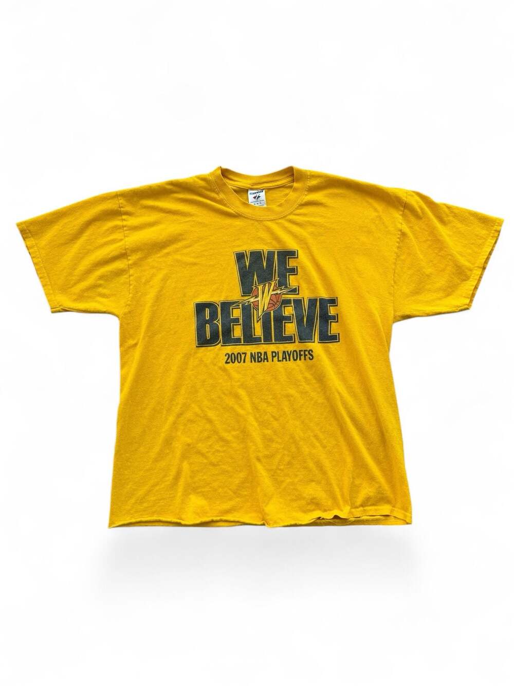 Vintage 2007 Golden State Warriors We Believe NBA Playoffs T-Shirt XL